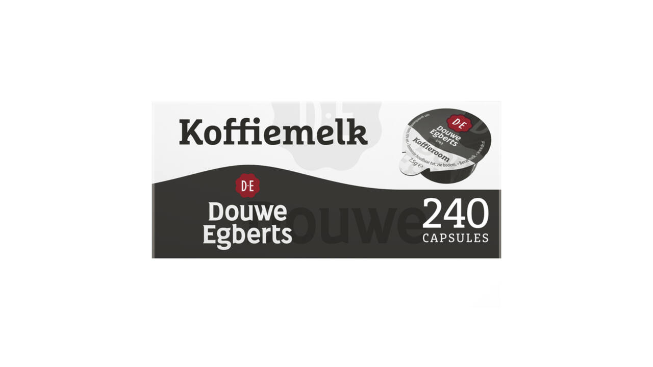 Koffiemelkcups Douwe Egberts 240x7.5 gram
