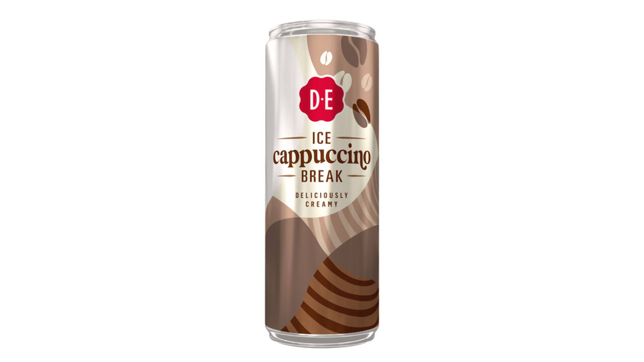 Ijskoffie Douwe Egberts cappuccino blik 250 ml