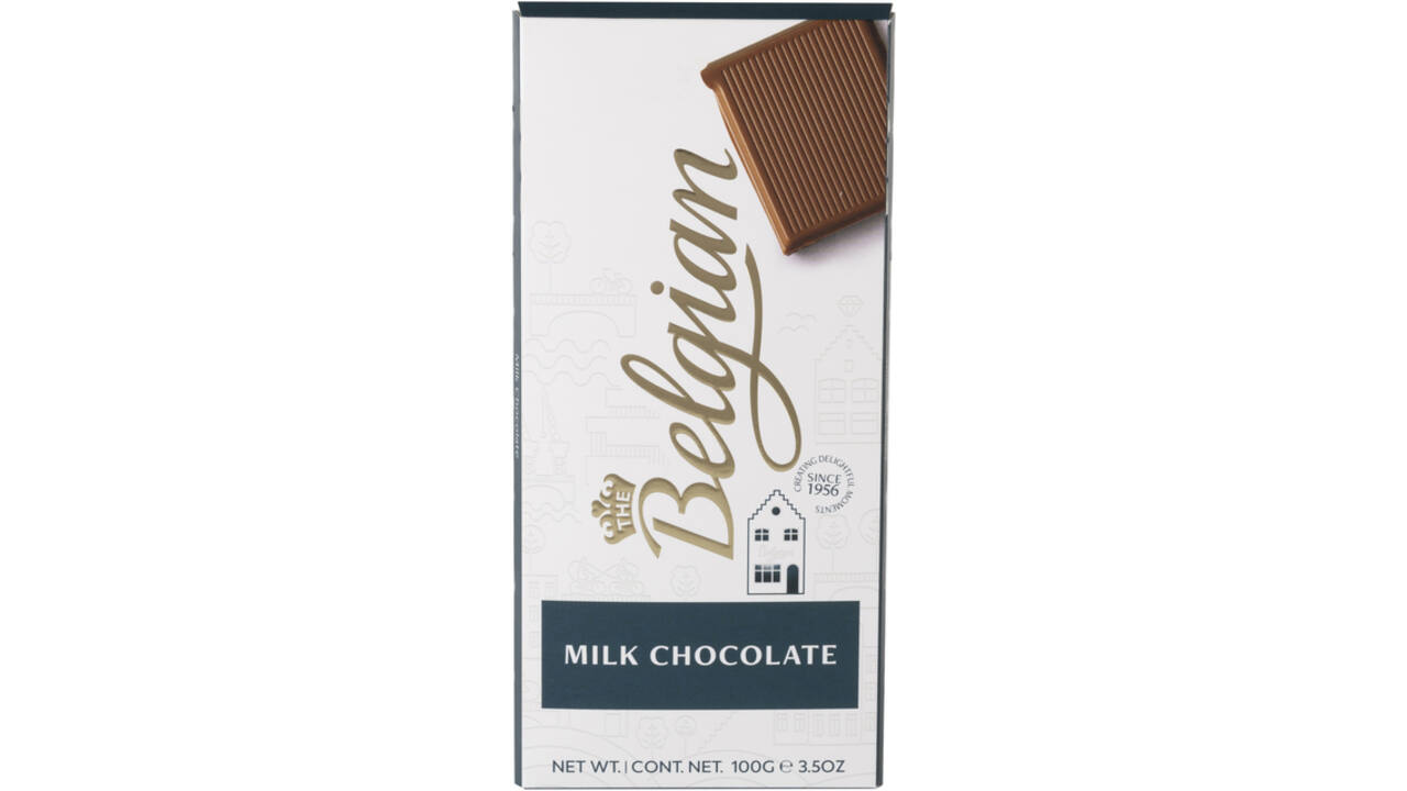 Chocolade The Belgian melk reep 100 gram