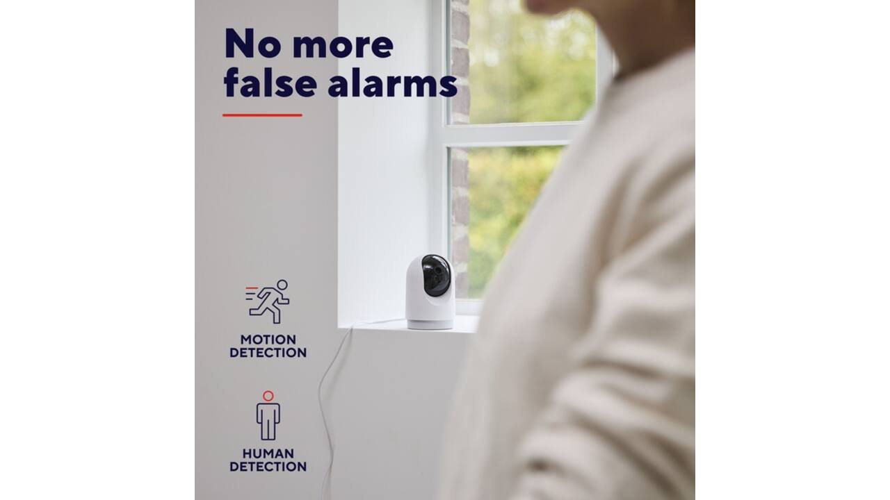 Beveiligingscamera Trust IPCAM-2700 binnenshuis Wi-Fi wit