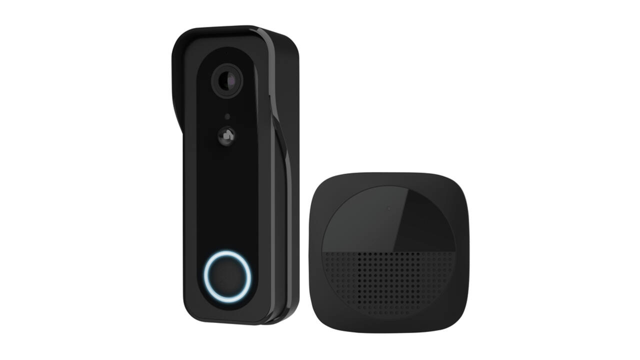 Deurbelcamera Trust DOORCAM-3000B Wi-Fi zwart