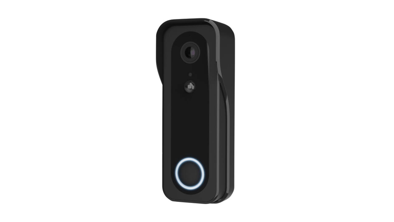 Deurbelcamera Trust DOORCAM-3000B Wi-Fi zwart