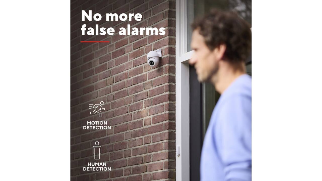 Beveiligingscamera Trust IPCAM-3900 buitenshuis Wi-Fi wit