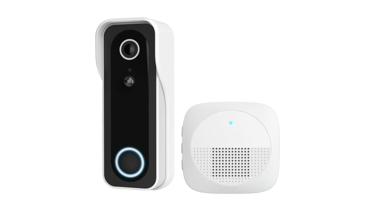 Deurbelcamera Trust DOORCAM-3000 Wi-Fi wit