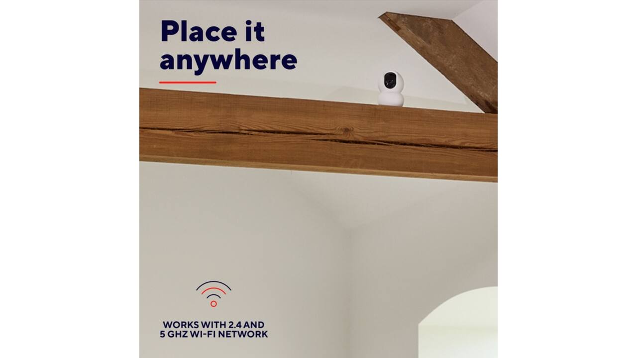 Beveiligingscamera Trust IPCAM-2800 binnenshuis Wi-Fi wit