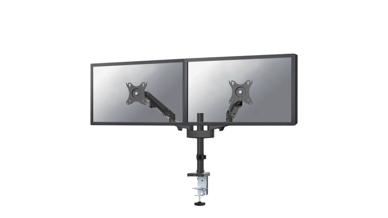 Monitorarm Neomounts DS70-750BL2 zwart 2 scherm
