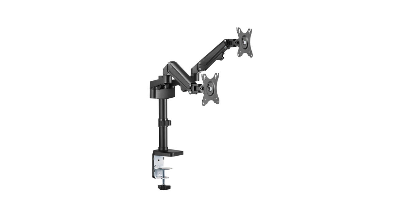 Monitorarm Neomounts DS70-750BL2 zwart 2 scherm
