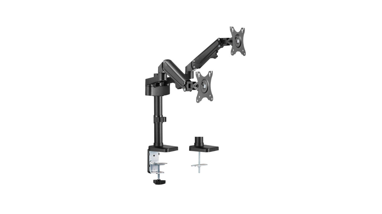 Monitorarm Neomounts DS70-750BL2 zwart 2 scherm
