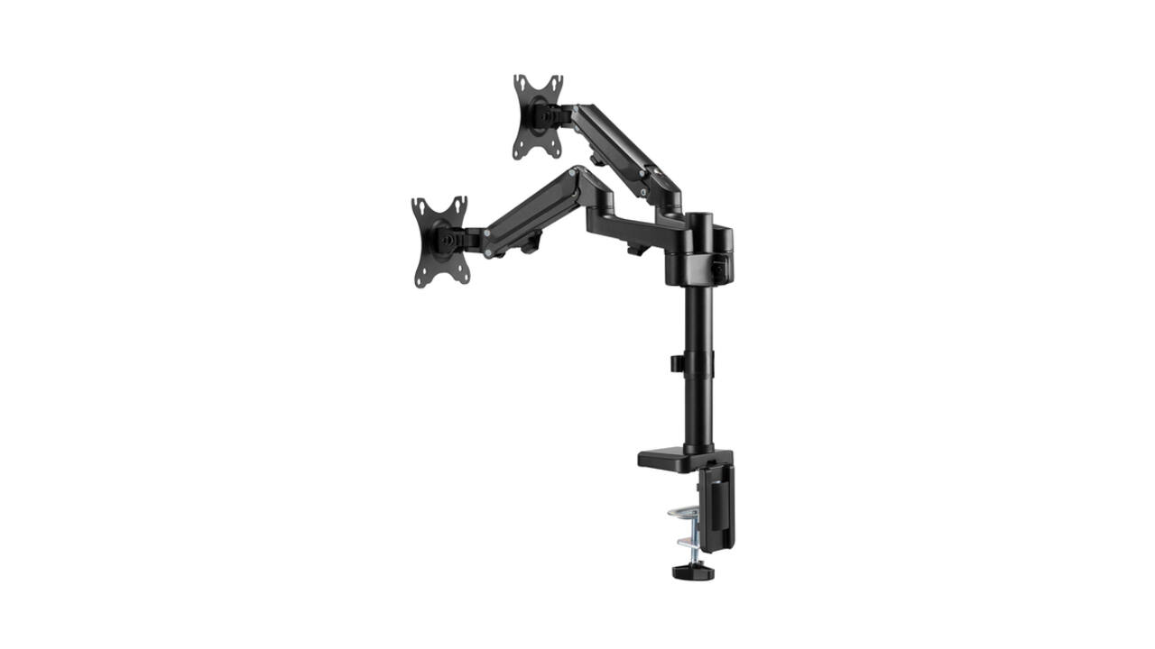 Monitorarm Neomounts DS70-750BL2 zwart 2 scherm