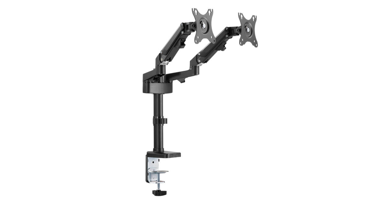 Monitorarm Neomounts DS70-750BL2 zwart 2 scherm