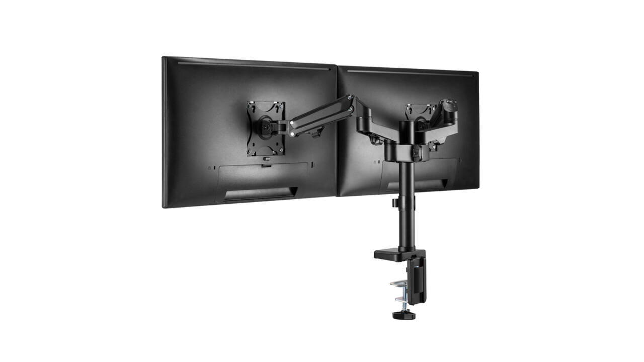 Monitorarm Neomounts DS70-750BL2 zwart 2 scherm