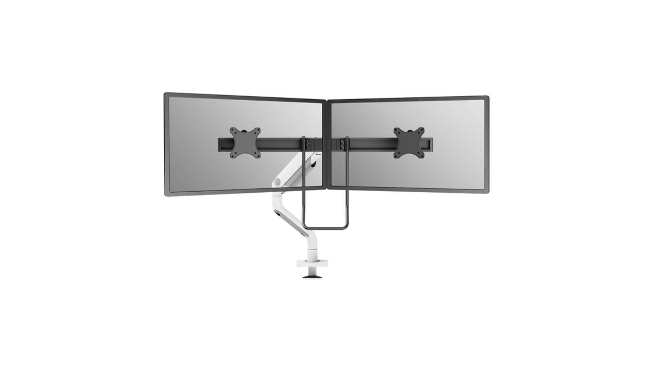 Monitorarm Neomounts NEXT One dual 17-32" crossbar wit