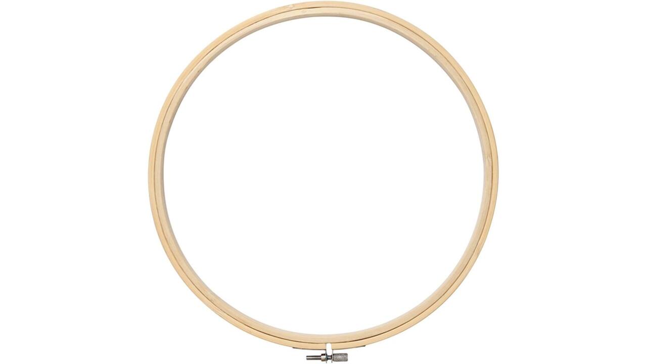 Borduurframe Creativ Company rond 25cm hout
