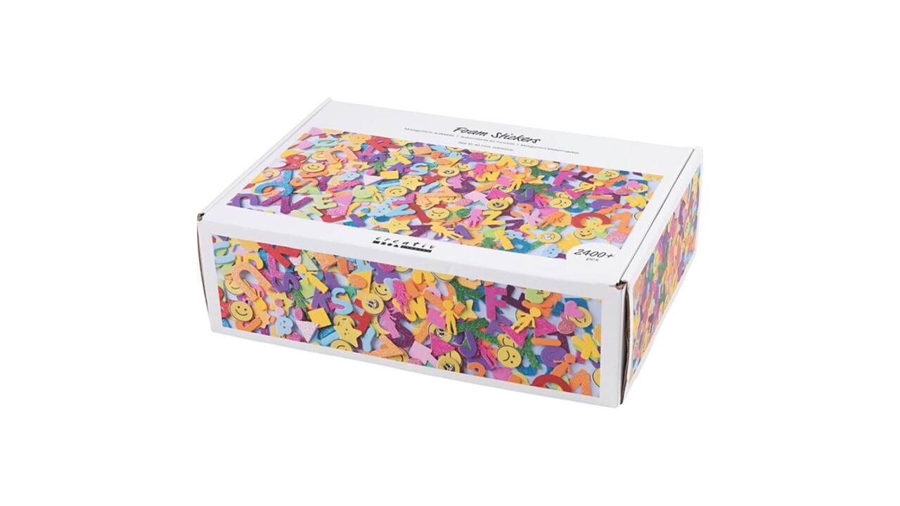 Foamstickers Creativ diverse vormen zelfklevend doos à 2640st assorti