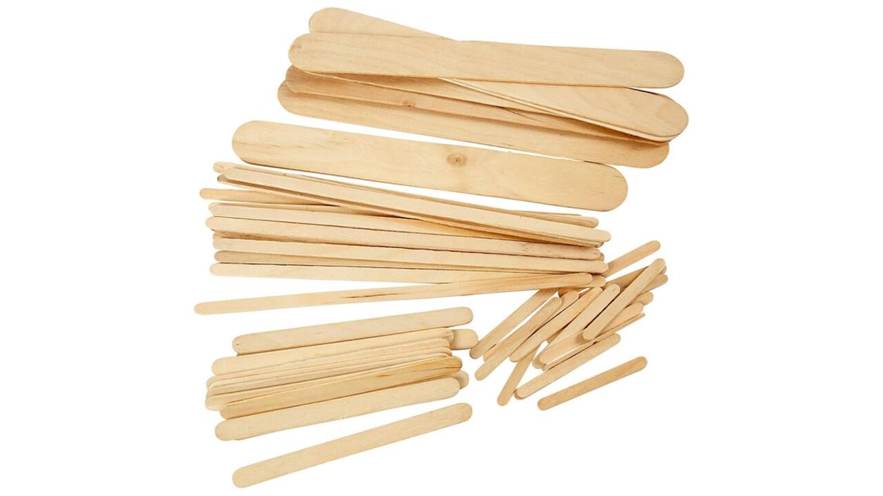Ijslollystokjes Creativ Company hout set à 4250 stuks