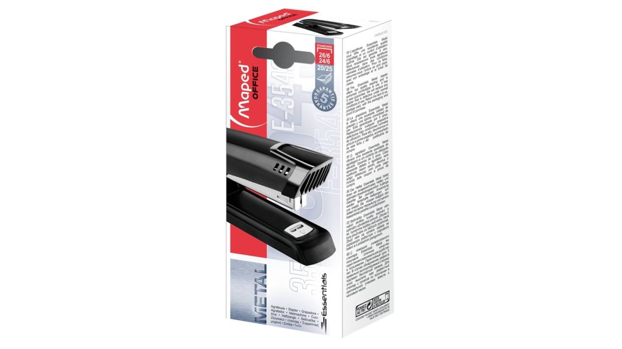 Nietmachine Essentials metal 24/6-26/6 halfstrip