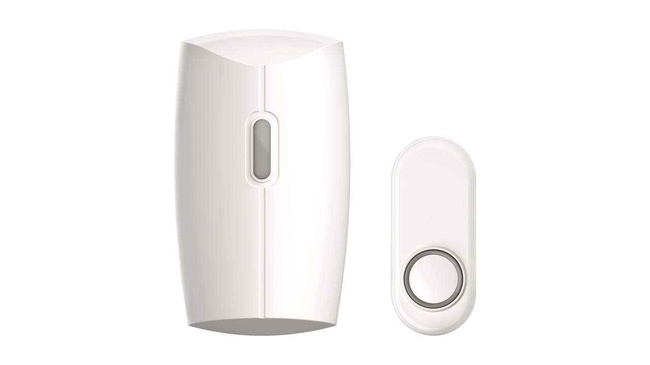 Stekkerdeurbelset KlikAanKlikUit ACDB-8000AC wit