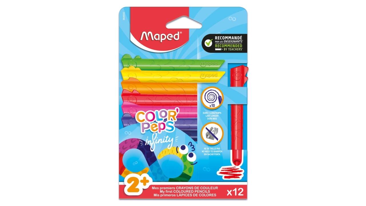 Kleurpotlood Maped Color'Peps Infinity set à 12 kleuren