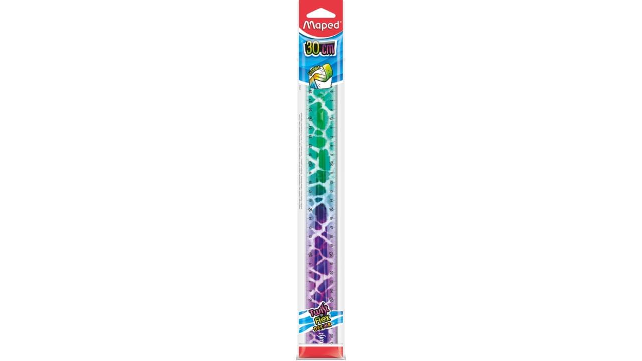 Liniaal Maped Twist 'n Flex Decor Animals 30cm assorti display à 20st