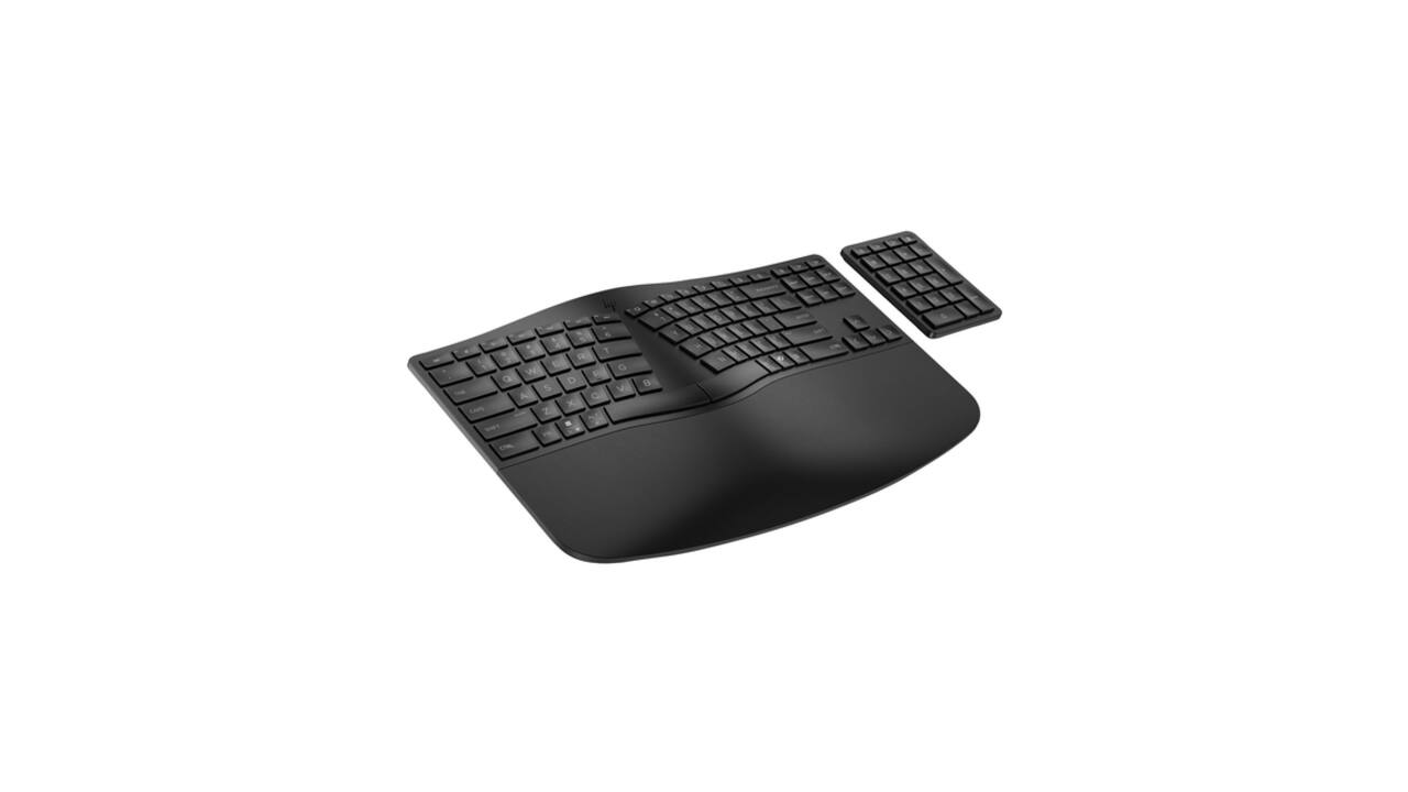 Toetsenbord HP 965 BLK Ergonomisch draadloos QWERTY