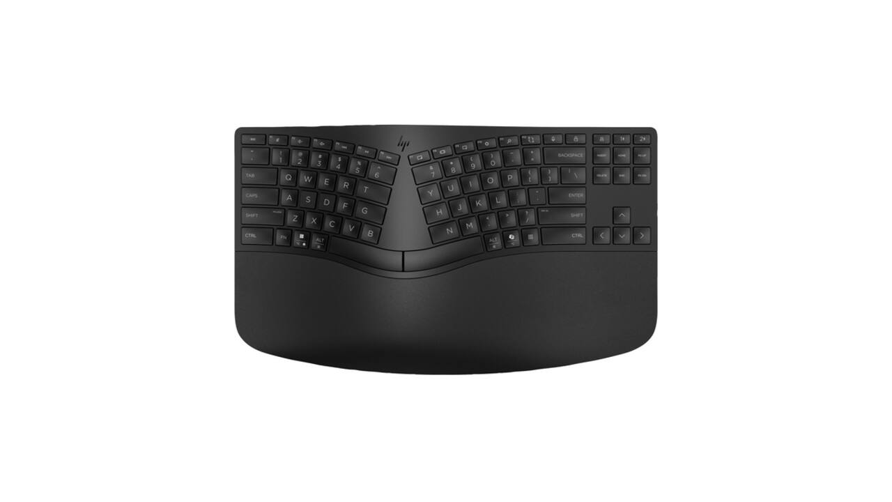 Toetsenbord HP 965 BLK Ergonomisch draadloos QWERTY