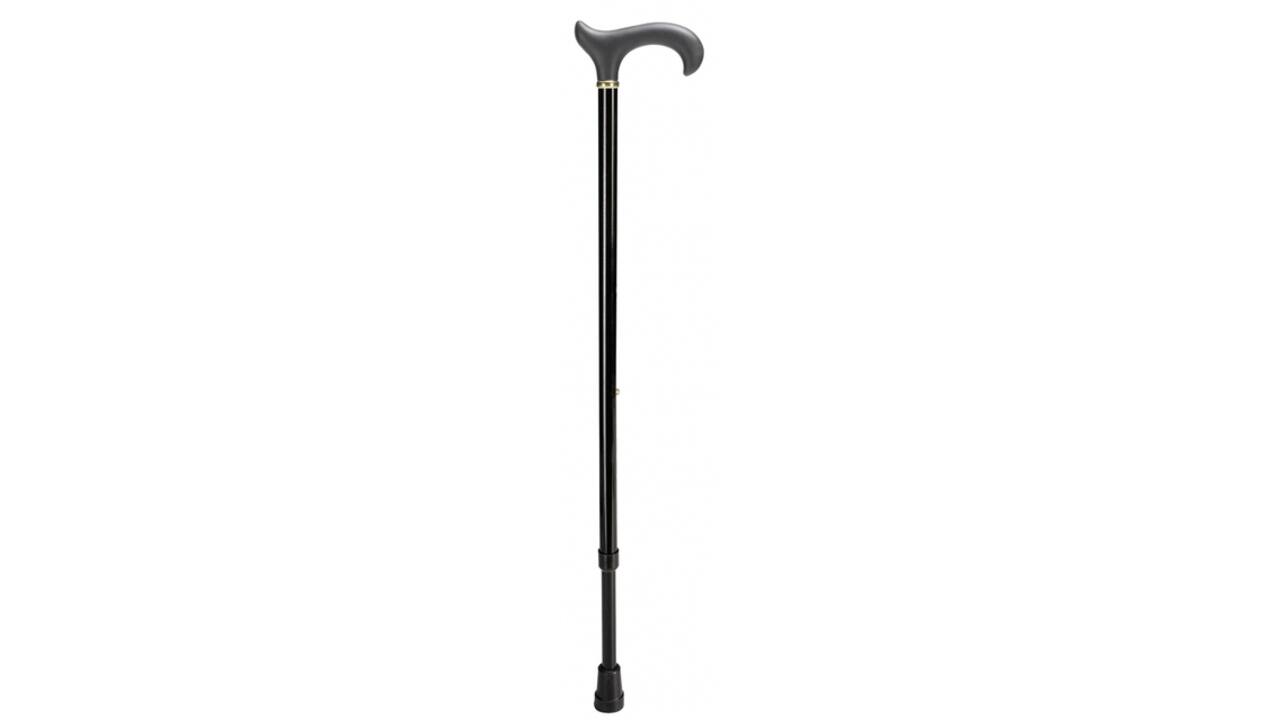 Wandelstok Able2 soft derby handvat zwart
