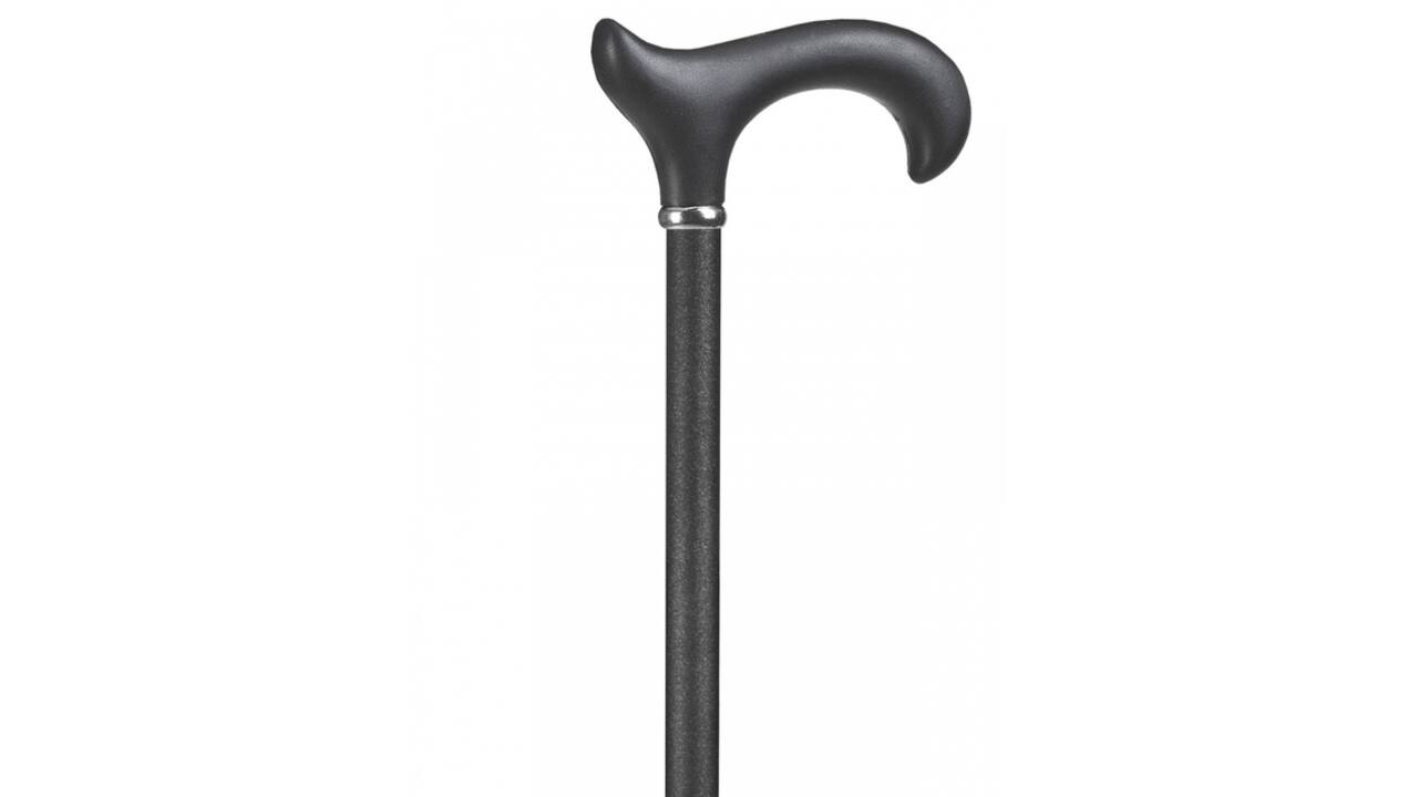 Wandelstok Able2 soft derby handvat zwart