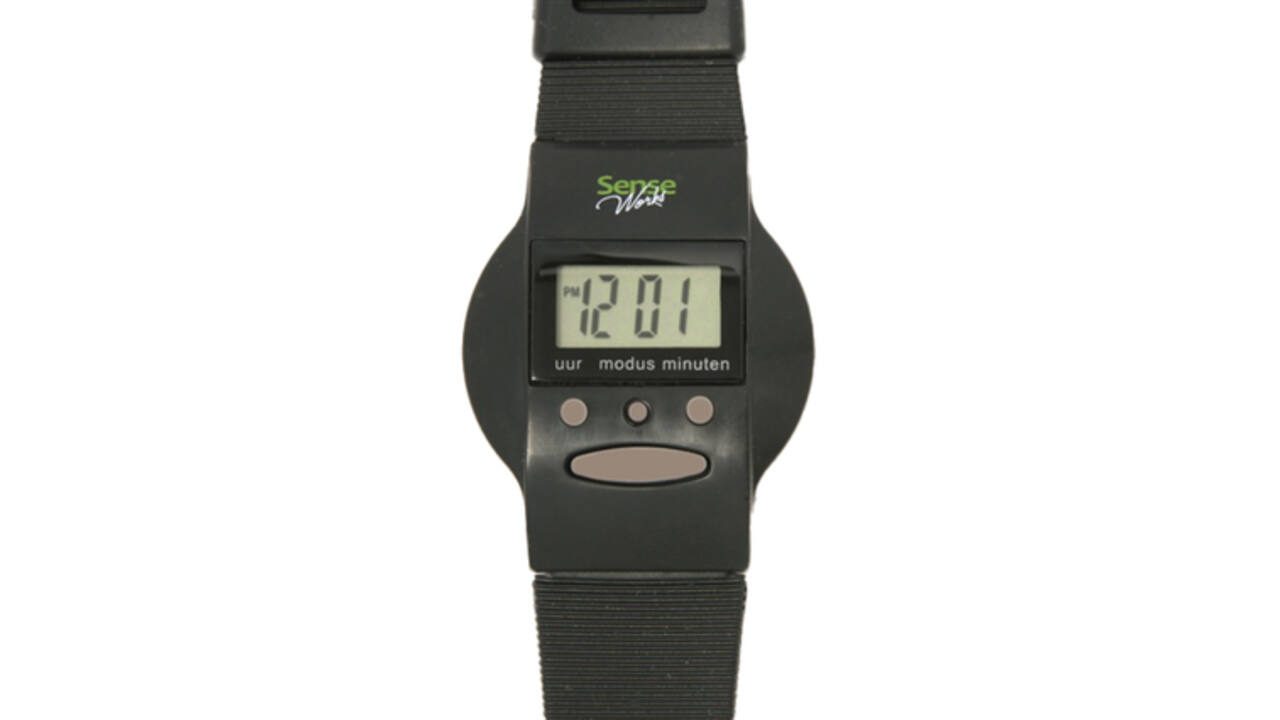 Horloge Senseworks 12/24 zwart
