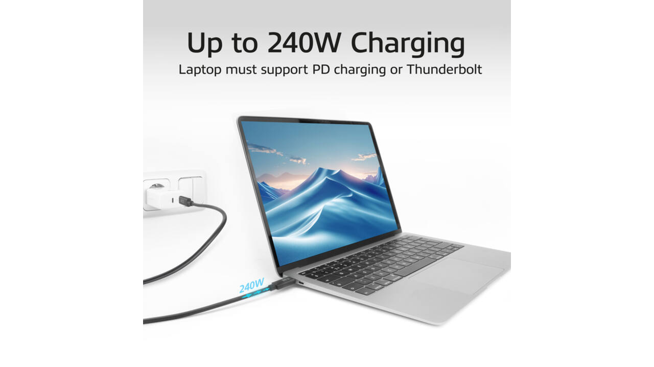 Kabel ACT USB-C 4.0 20Gbps Thunderbolt 3 2m