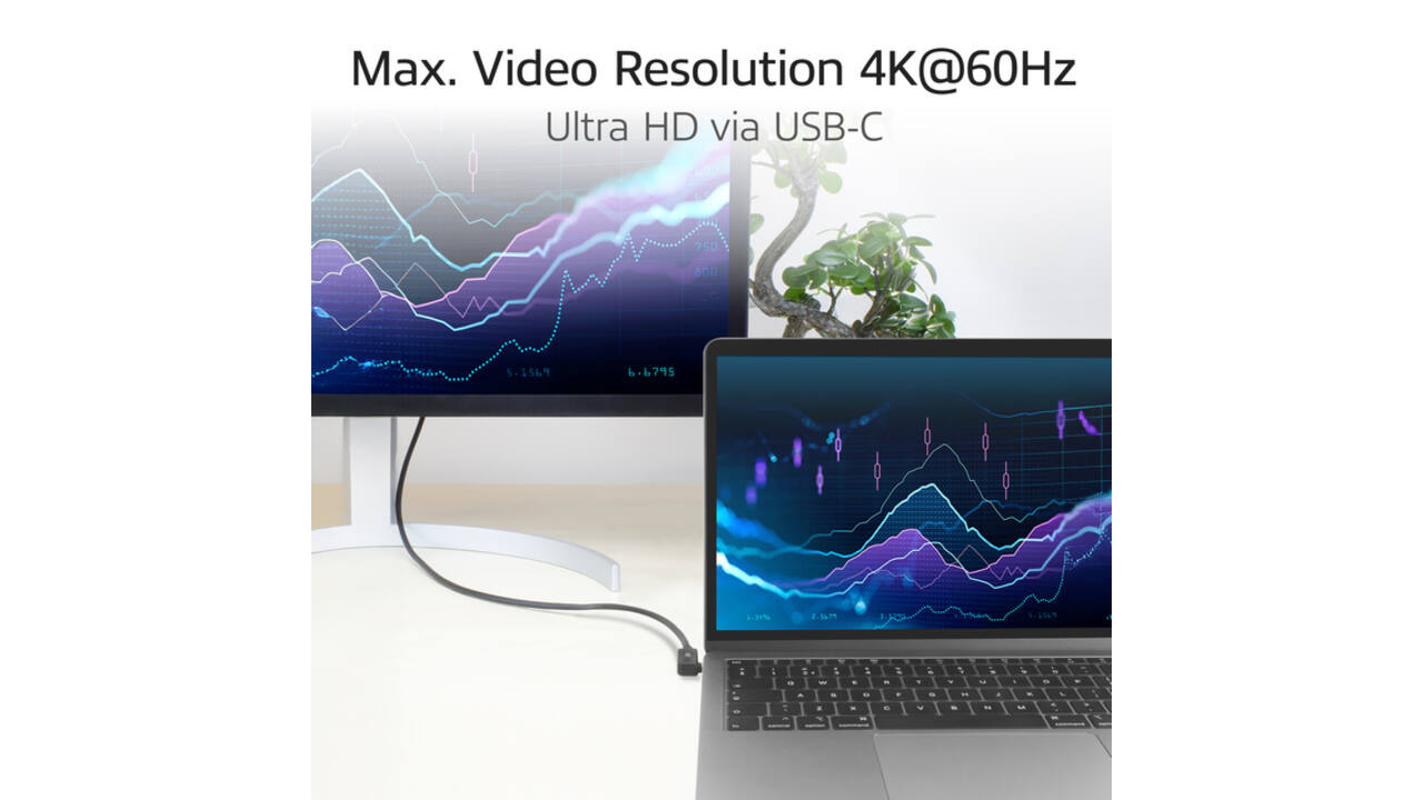 Kabel ACT USB-C hoek links/rechts USB-C hoek boven/beneden 10Gbps 1m
