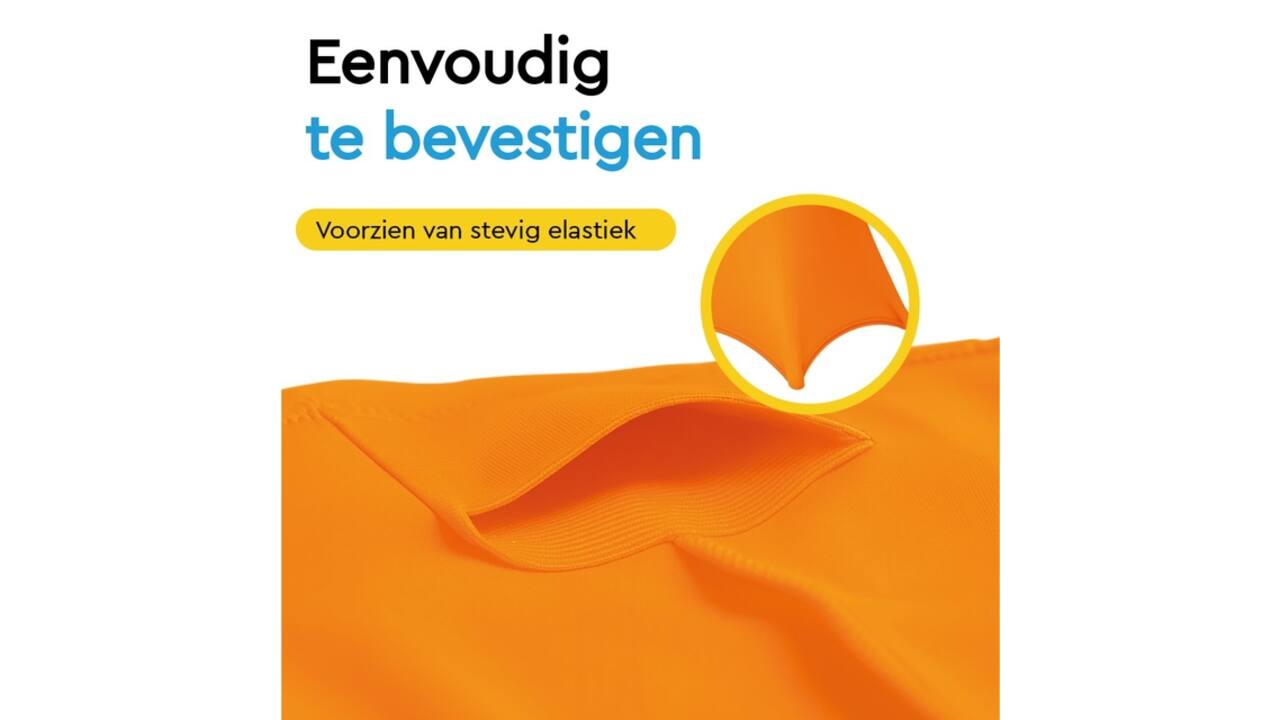 Tafelrok BRASQ voor statafel 80cm oranje