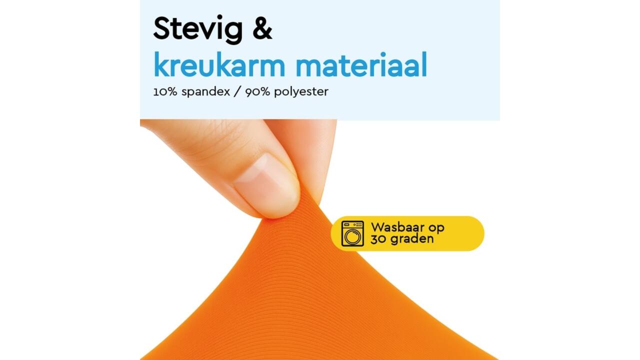 Tafelrok BRASQ voor statafel 80cm oranje