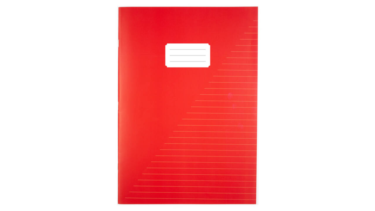 Schrift Kangaro A4 lijn 80 pagina's 60gr assorti pak à 5 stuks
