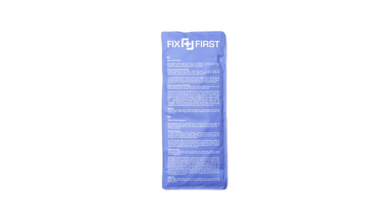 Koud-warm kompres FixFirst groot 12x29cm