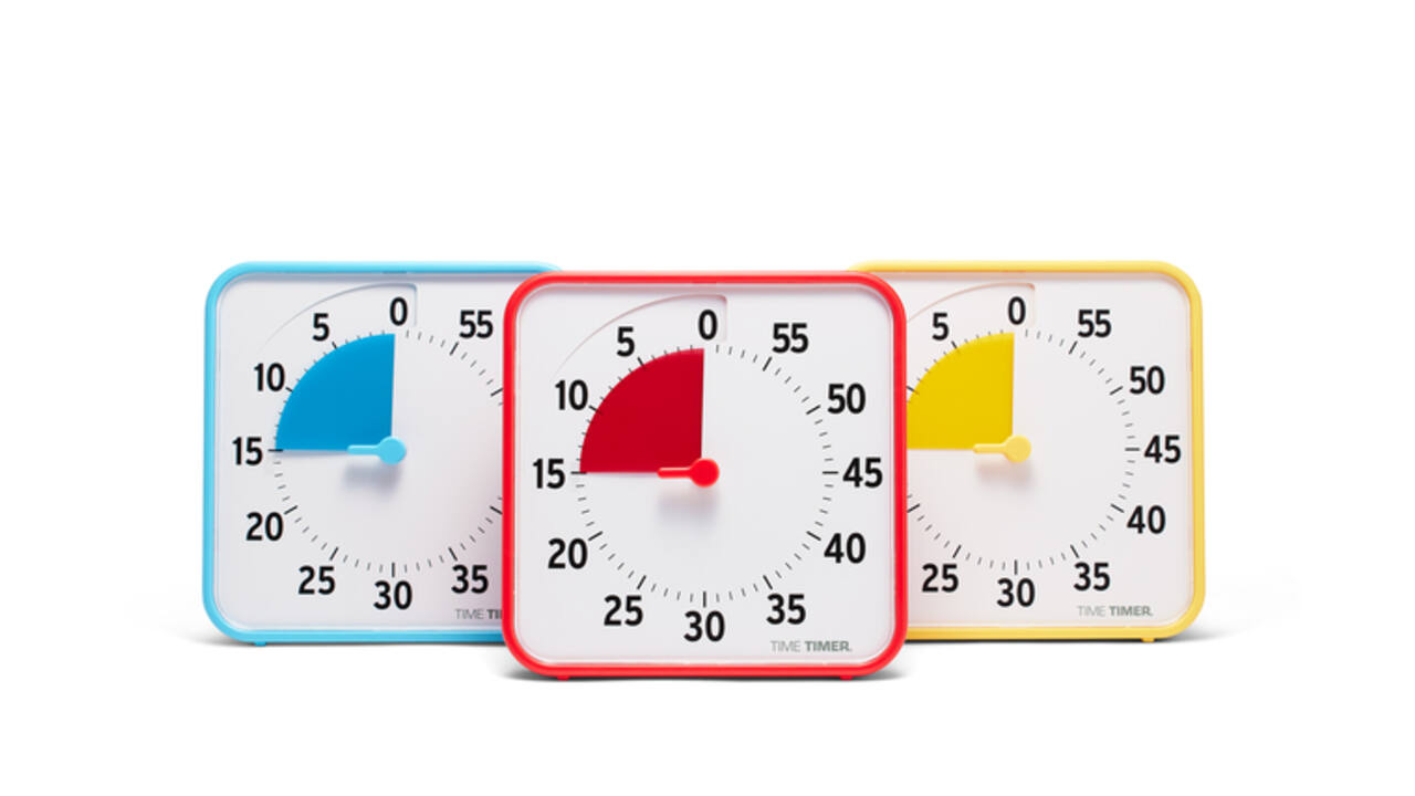 Time Timer medium classroom set secundair