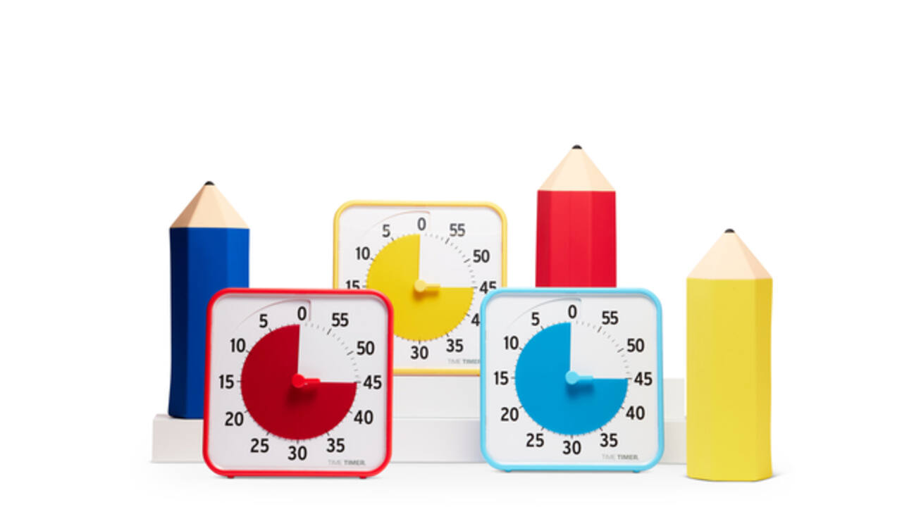 Time Timer medium classroom set secundair