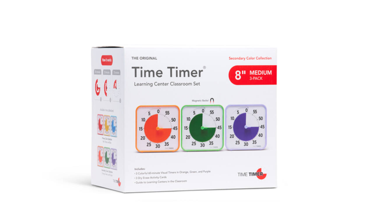 Time Timer medium classroom set primair