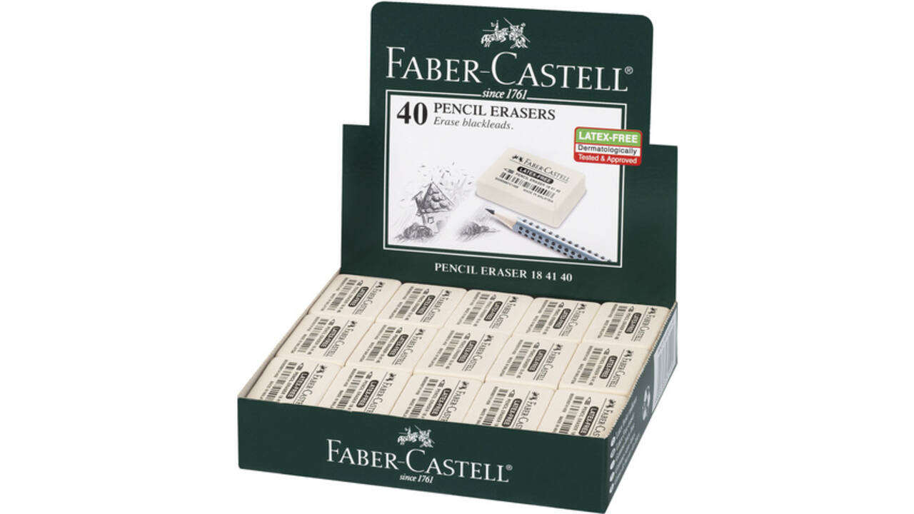 Gum Faber Castell 7041 34x26x8mm wit
