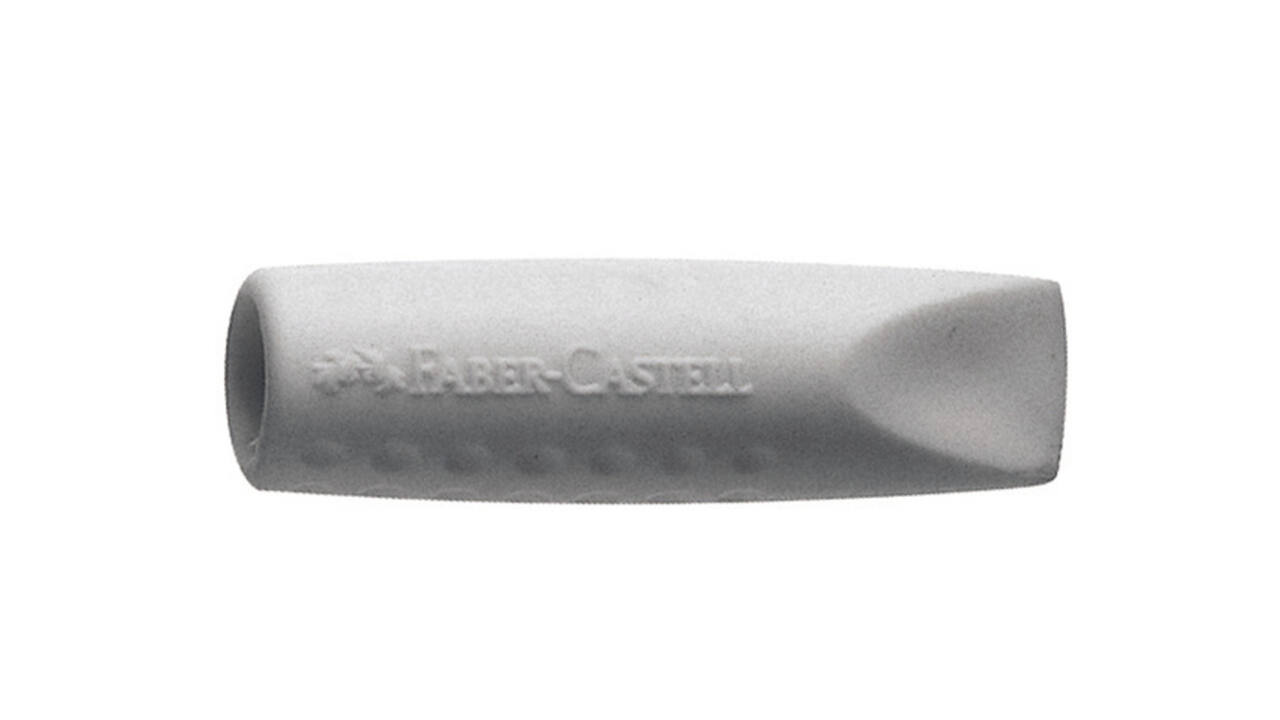 Gumdop Faber Castell Grip 2001 grijs 2 stuks
