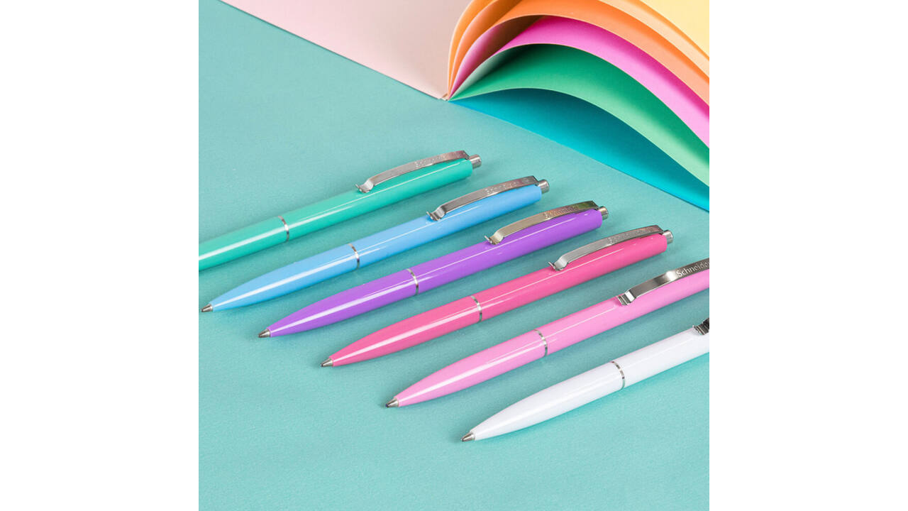 Balpen Schneider K15 medium pastel assorti