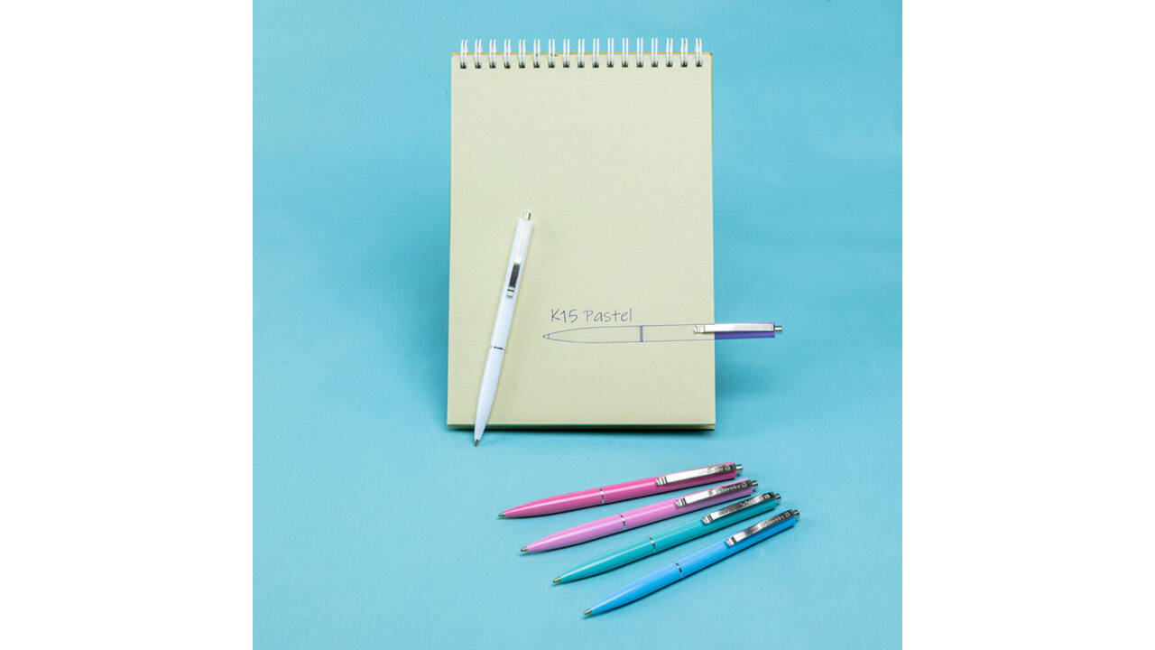 Balpen Schneider K15 medium pastel assorti