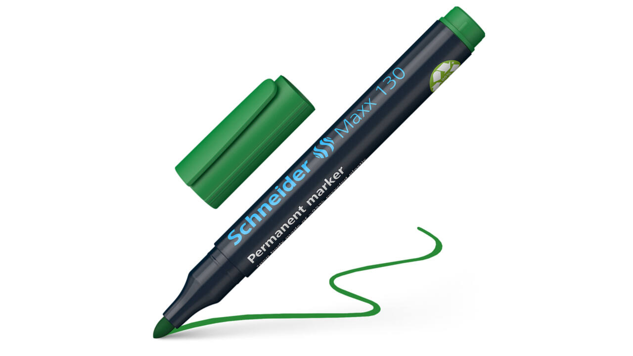 Permanent marker Schneider Maxx 130 rond 1-3mm assorti 4 stuks