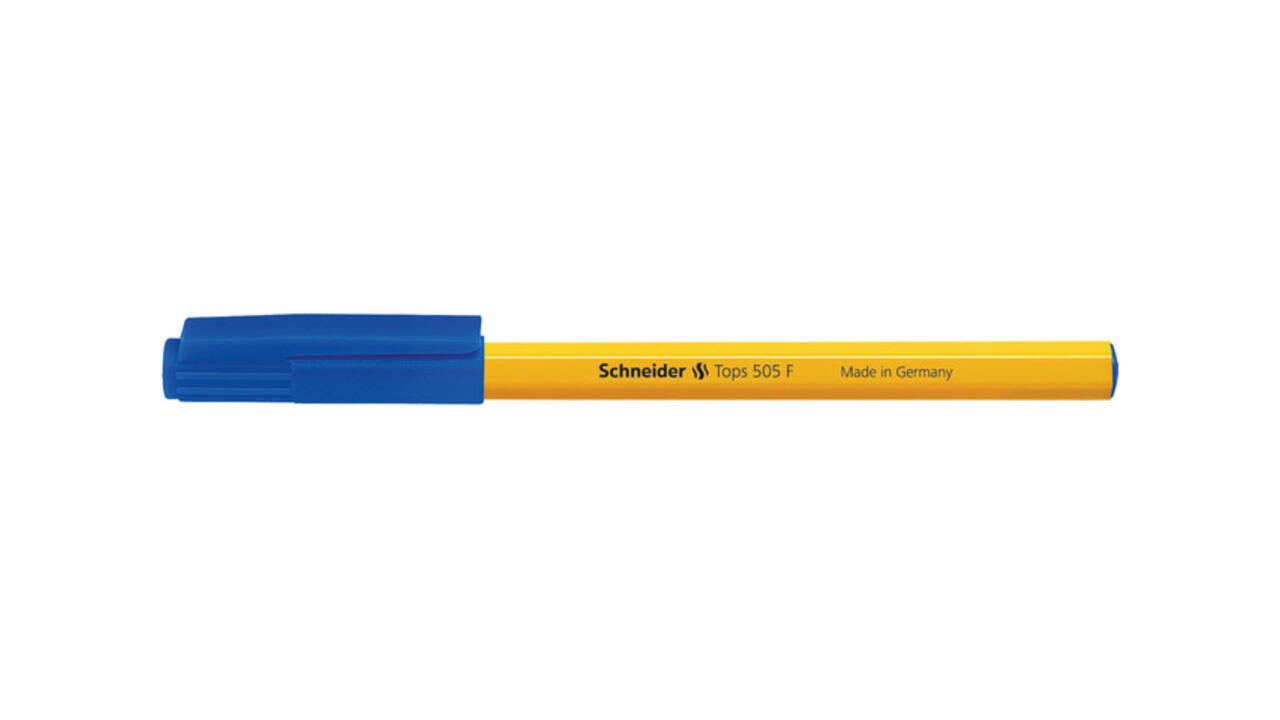 Balpen Schneider Tops 505 fijn blauw