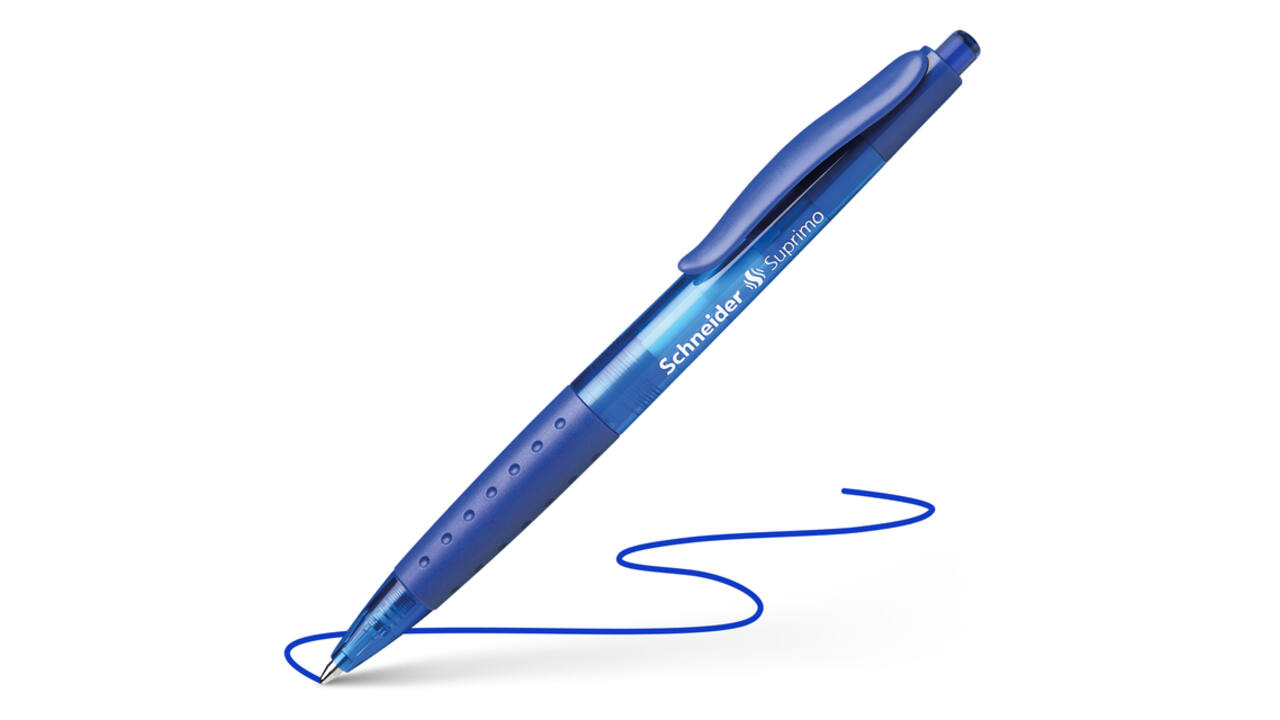 Balpen Schneider Suprimo medium blauw