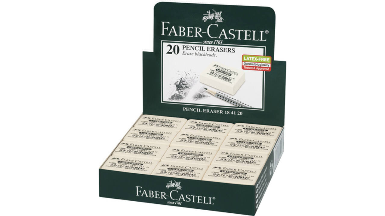 Gum Faber Castell 7041 40x27x13mm wit