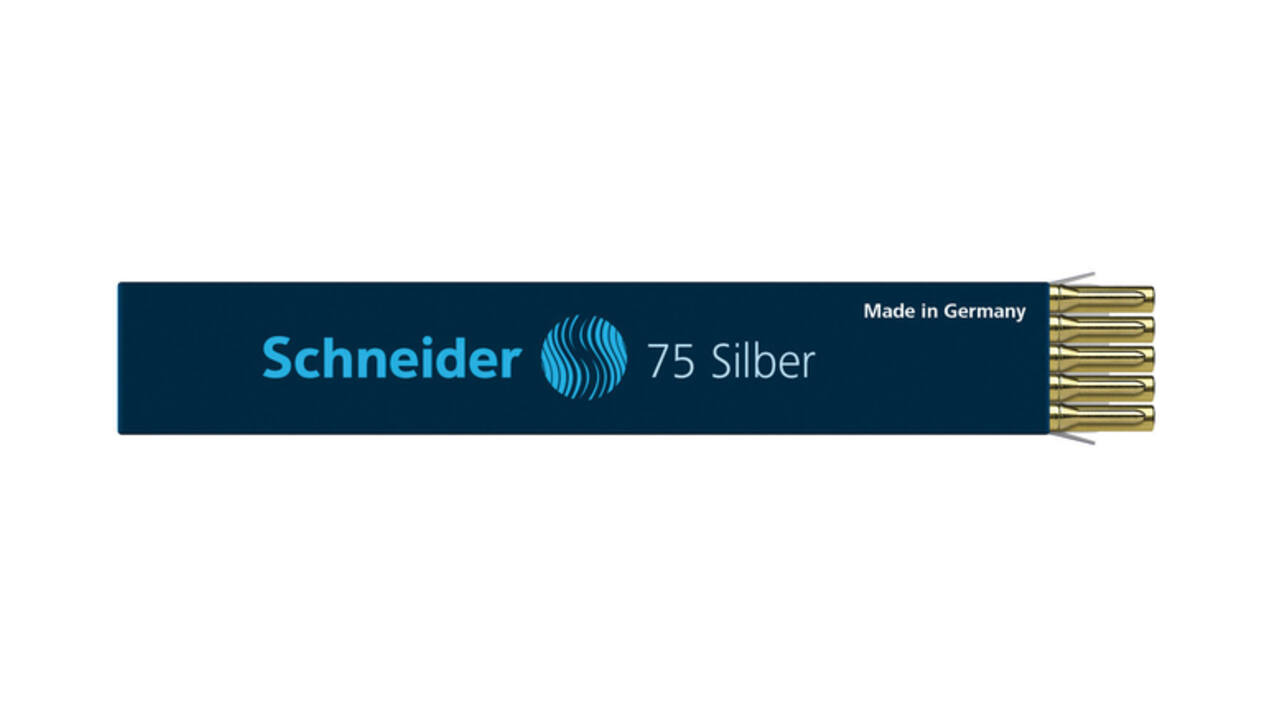 Balpenvulling Schneider Express 75 M zilver