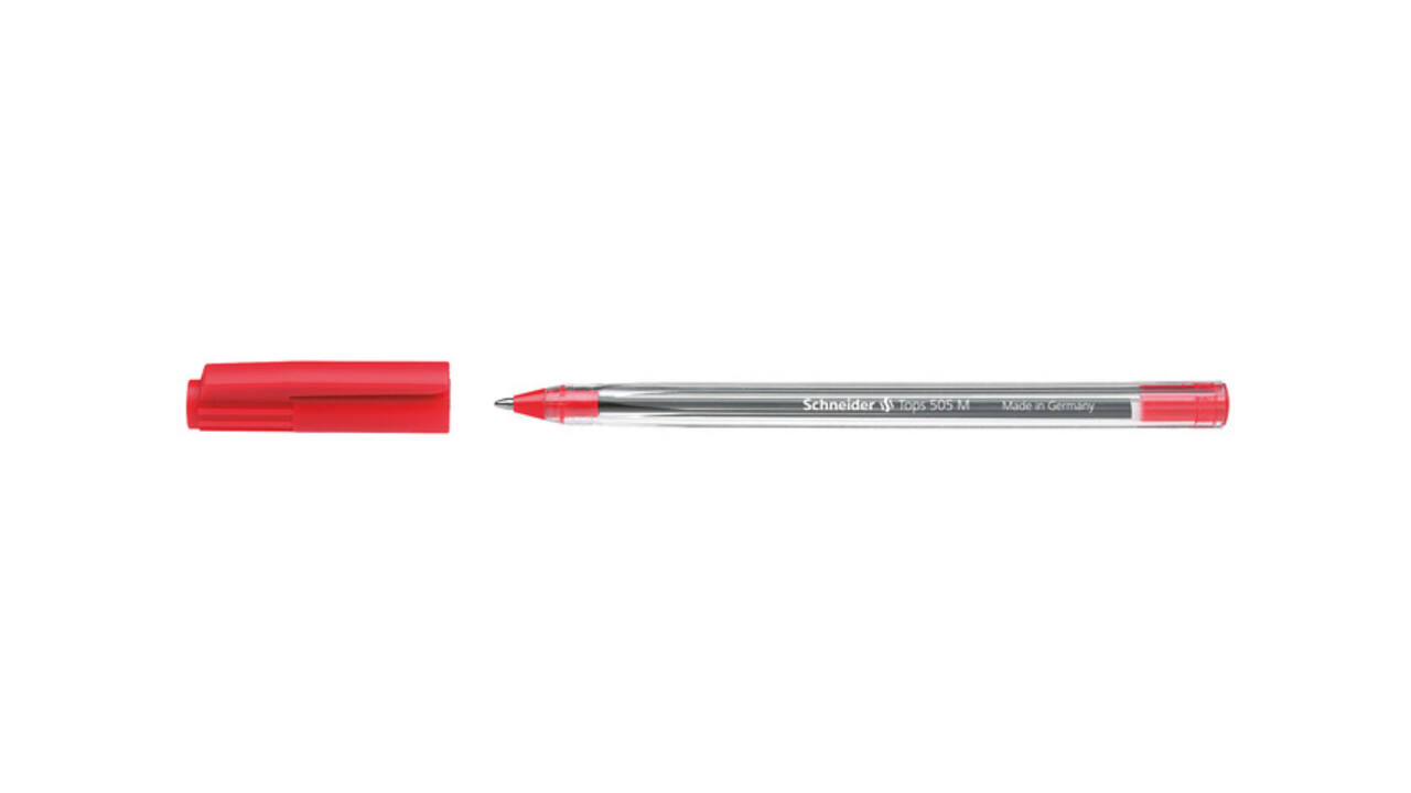 Balpen Schneider Tops 505 medium rood