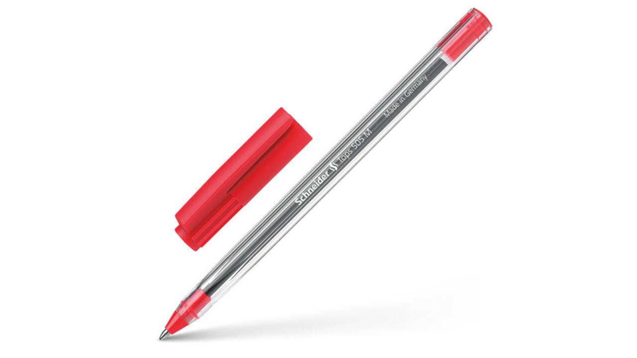 Balpen Schneider Tops 505 medium rood