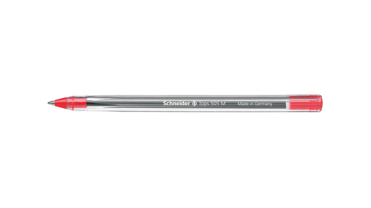 Balpen Schneider Tops 505 medium rood