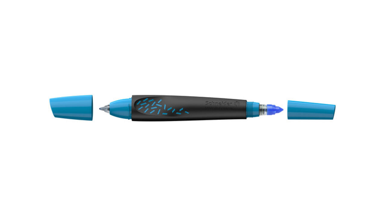 Rollerpen Schneider Breeze medium zwart/blauw